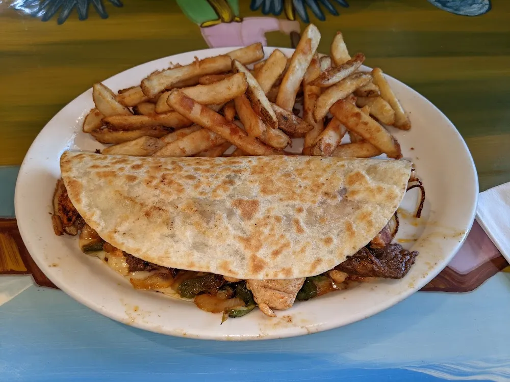 Steak and Chicken Quesadilla
